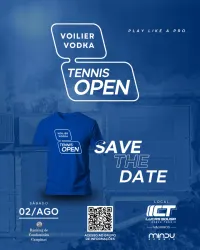  🎾 **Voilier Vodka Tennis Open – 1ª Edição - Torneio de Duplas** 🎾  - BOLA LARANJA - 8 A 10 ANOS