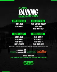 1ª ETAPA RANKING SBS 2025 - MASC D