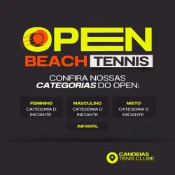 OPEEN BEACH TENNIS CTC - INICIANTE MASCULINO