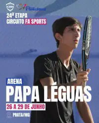 24ª Etapa Circuito FA Sports 2025 - Arena Papa Léguas (Prata - MG) - Dupla Masculino 30+