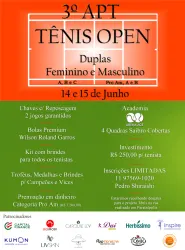 3º APT Open de Tênis - DUPLA FEMININA B
