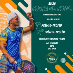 Bolão da Pedra do Reino de beach tennis  - Masculino iniciante