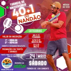 Torneio de aniversário 40+1 do Nandão.  - Masculino B