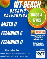Desafio de categorias WT Beach  - Masculino C/D