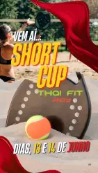 Short Cup Thai Fit Arena - Masculino C