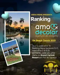 8° ETAPA RANKING AMO DECOLAR VIAGENS DE BEACH TENNIS 2025 - Feminino D