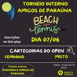 Torneio interno amigos de parauna - Feminino