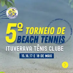 5: Ituverava Tênis Clube Open de Beach Tênis - Feminino D .