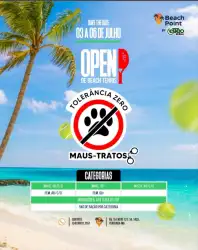 Open Tolerância Zero contra Maus Tratos aos Animais  - Mista D/Iniciante