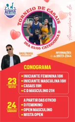 BOLÃO ARENA REDEX  - CATEGORIA FEMININO D
