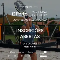 Porto I Track & Field EXPERIENCE - BEACH TENNIS CLUBE MOGIANO - Masculino Iniciante
