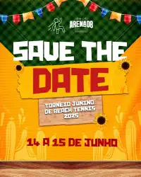 TORNEIO JUNINO DE BEACH TENNIS 2025
