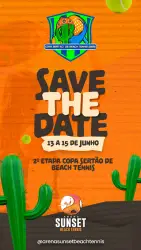 Circuito Sertão de Beach Tennis 2025 - II Etapa Arena Sunset / Brejo Santo - CE - DUPLA MISTA D