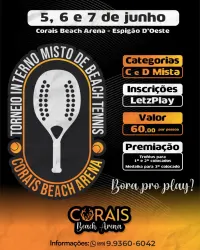 TORNEIO MISTO INTERNO E CONVIDADOS CORAIS BEACH ARENA - MISTA D