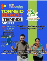 1º Torneio de Beach Tennis Clube Campestre Perdões de Duplas Mistas - MISTA D