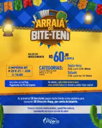 ARRAIÁ DO BITE-TENI - Categoria Casal