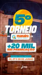 5° TORNEIO MANAÍRA BEACH TENNIS  - INICIANTE  - MISTA - INICIANTE