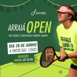 Arraiá Open - Tênis