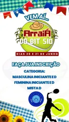 ARRAIÁ DO “BIT” - MASCULINA D  “SÔ”