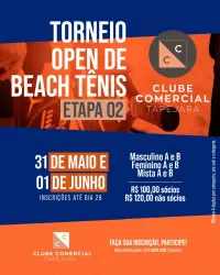 Open de Beach Tennis - II Etapa - Feminino A