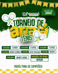 Torneio de Arraiá de Tênis - 2º CLASSE