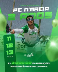 Pé N’areia 2 anos - masculino C
