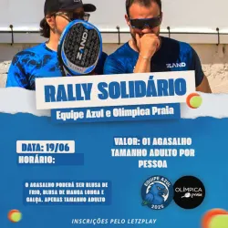 RALLY SOLIDÁRIO EQUIPE AZUL  - MISTO C/D