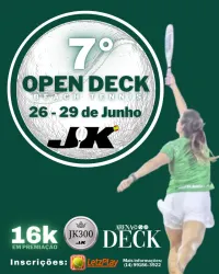 7º OPEN DECK DE BEACH TENNIS JK300 - MISTA B