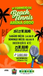 1°torneio de Beach tênis Arena 0800 santo anastacio  - DUPLA MASCULINA D