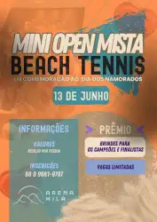 Mini Open de Mistas  - Categoria Misto Iniciante