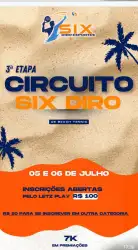 3° Circuito Six Diro esportes  - Masculina D