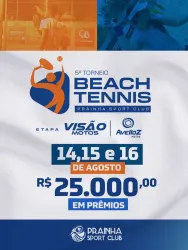 5º TORNEIO DE BEACH TENNIS BT400 - PRAINHA / VISÃO MOTOS - AVELLOZ MOTOS - OPEN - MASCULINO