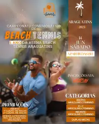Campeonato comemorativo Beach Tennis Araguatins 1 ano  - C + D masculino