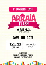 1º Torneio Arraiá Flash - Arena São Caetano - MASCULINO INTERMEDIÁRIA