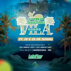 2º Open de Beach Tennis - Vila Beach