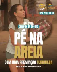 26ª Etapa Circuito FA Sports 2025 - Pé na Areia Arena Beach (Uberlândia - MG) - Dupla Masculino C