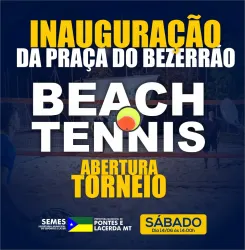 Inauguração da Praça do Bezerrão  - Masculino B/C