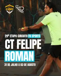 28ª Etapa Circuito FA Sports 2025 - CT Felipe Roman (Uberlândia - MG) - Dupla Mista C