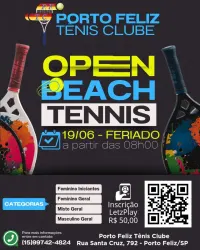 Torneio Flash Beach Tennis (Open) - Masculino Geral