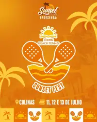 I OPEN DE BEACH TENNIS SUNSET FEST  - DUPLA MASCULINA INICIANTE