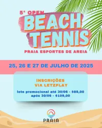 5º PRAIA OPEN DE BEACH TENNIS - DUPLA MASCULINA C