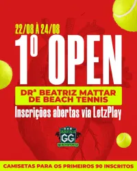 1º Open Drª Beatriz Mattar de Beach Tennis - Misto C