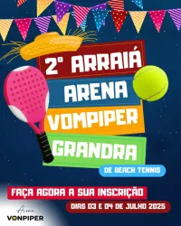 2º ARRAIÁ ARENA VONPIPER | GANDRA BEACH TENNIS - CATEGORIA MISTA - AVANÇADA / INTERMEDIÁRA