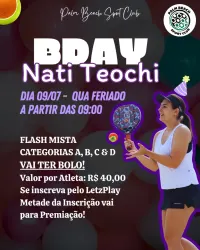 BDAY NATI TEOCHI - Flash Mista - MISTA B
