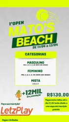 Liga das Arenas Atlanta Sports / Mato's Beach ( 1° Etapa Mato's Beach) - DUPLA MISTA D