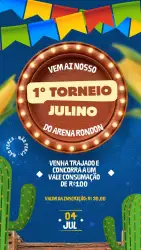 1º Torneio Julino Arena Rondon - D / Iniciante Masculino