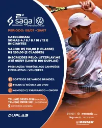 2° SAGA VOLKS Open de Duplas - SOMA 6 - DUPLAS