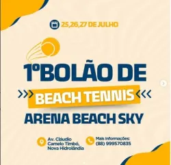 1º BOLÃO DE BEACH TENNIS BEACH SKY