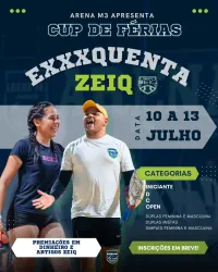 CUP DE FÉRIAS - EXXXQUENTA ZEIQ - SIMPLES MASCULINA OPEN