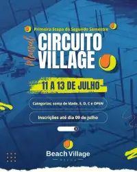LIGA VILLAGE - 1ª ETAPA SEGUNDO SEMESTRE - Feminina E